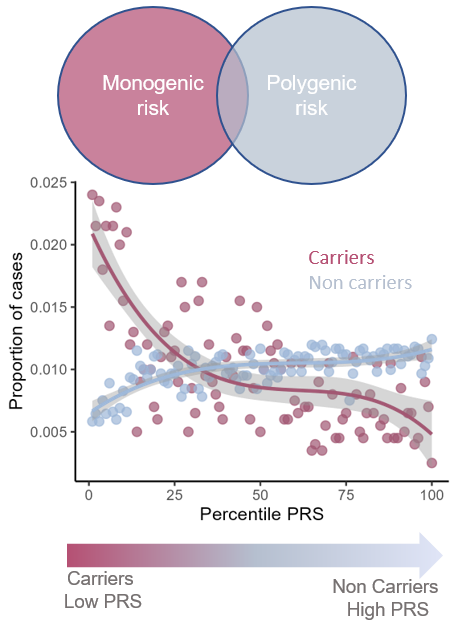 Monogenic vs polygenic risk research